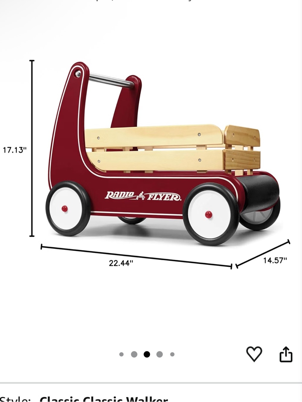 Radio Flyer Classic Walker Wagon